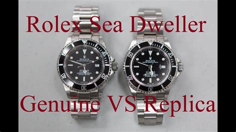 rolex sea dweller fake vs real|rolex sea dweller vs real.